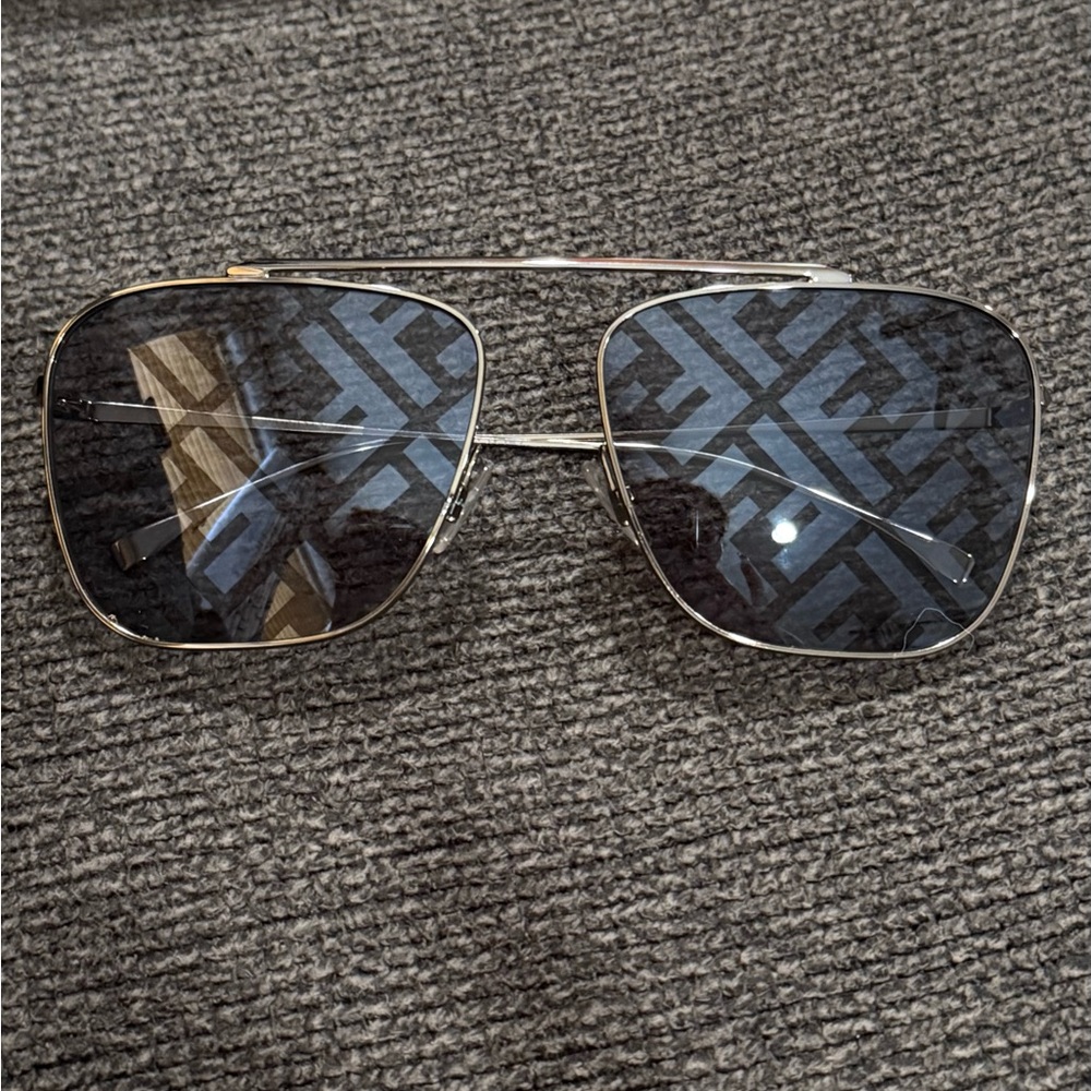 Fendi Sunglasses with Silver Frame